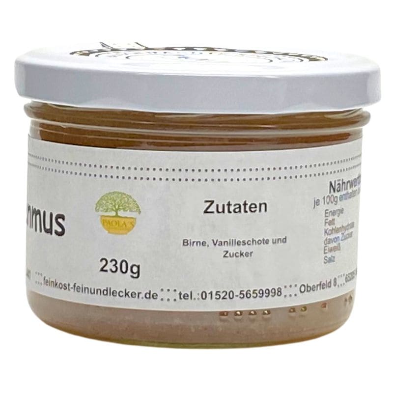 Birnenmus Paola´s Fein & Lecker 230g