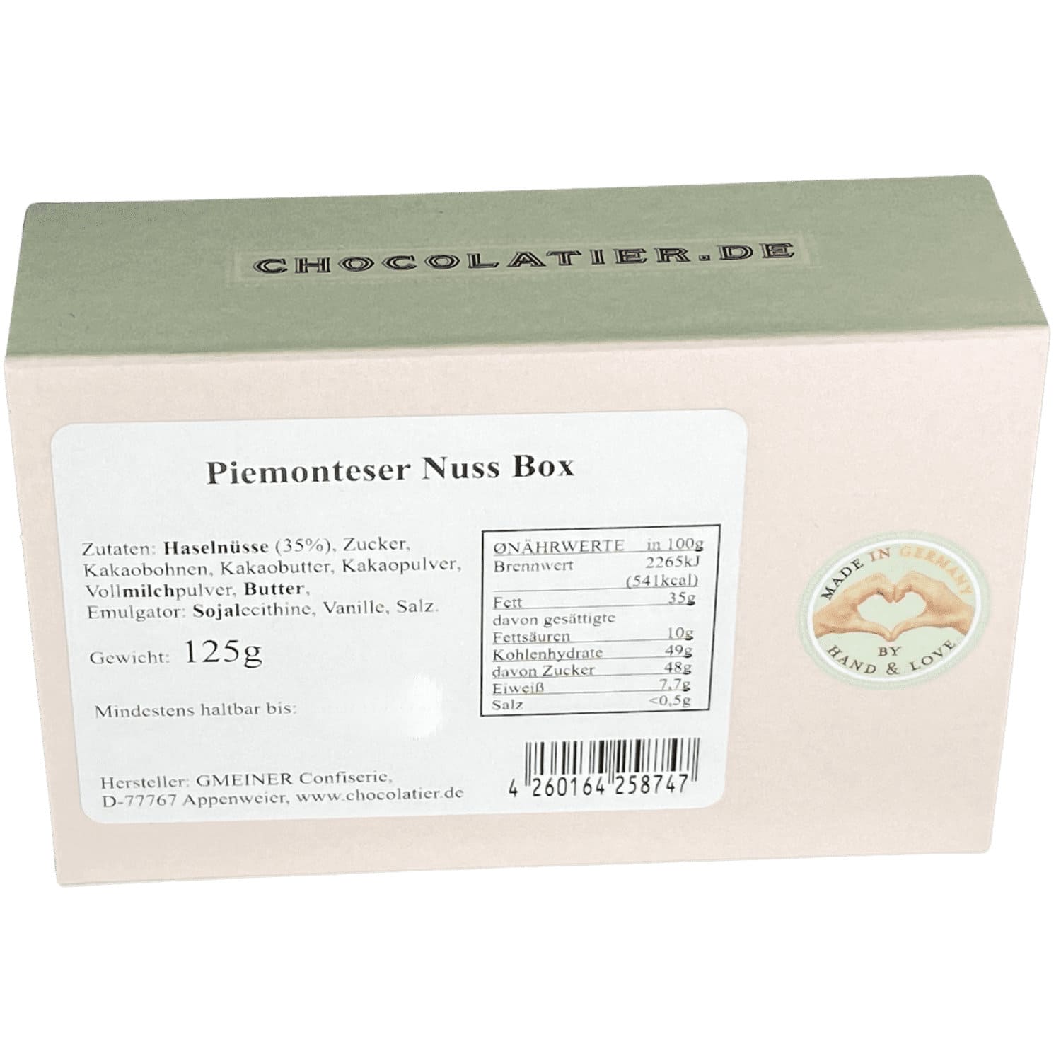 Piemonteser Nuss Box 0,125kg