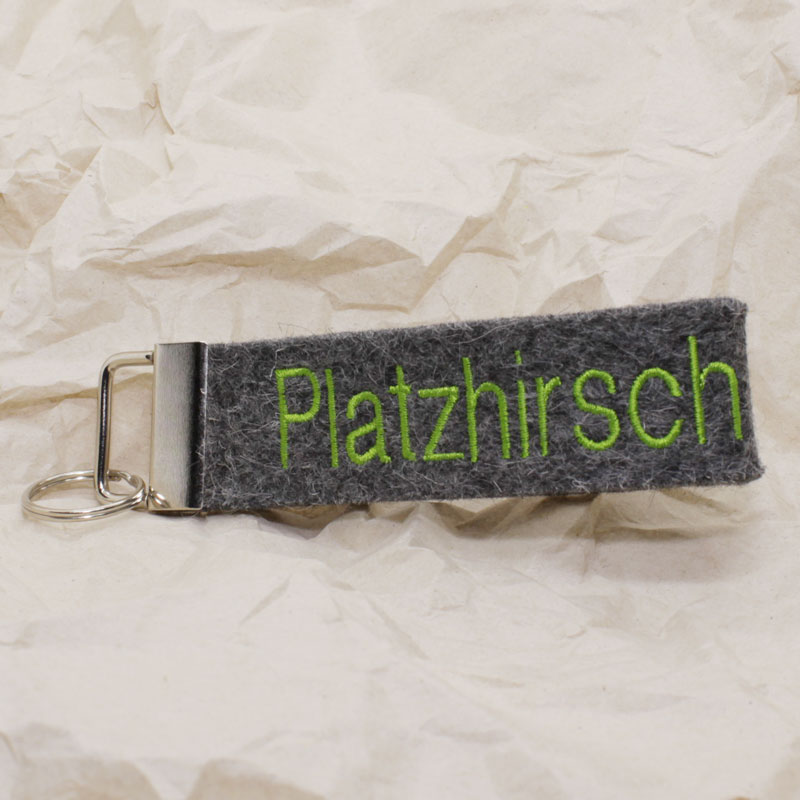 Schlüsselanhänger "Platzhirsch"