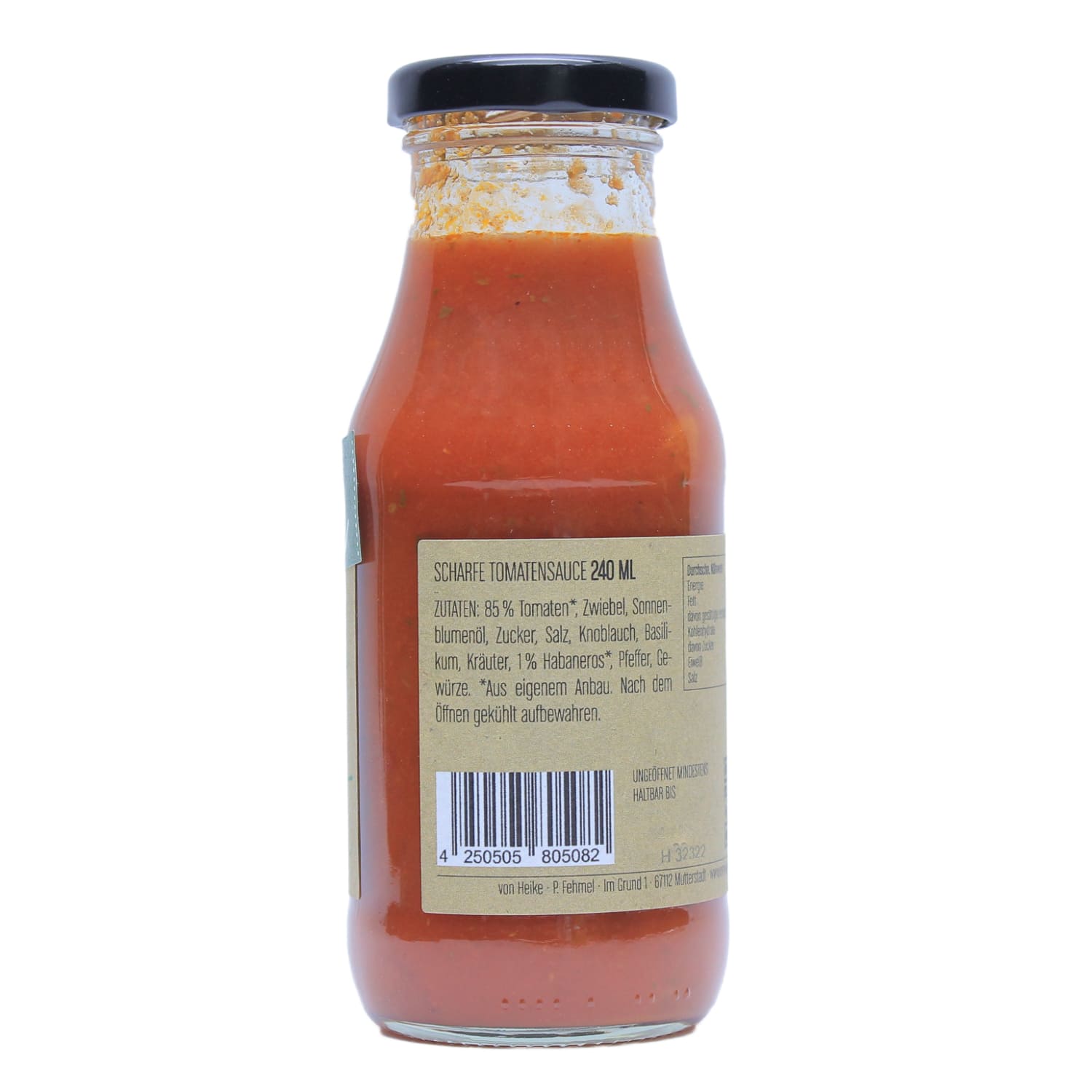 scharfe Tomatensauce 0,240 L