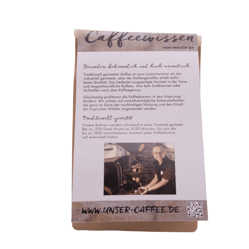Unser Caffee Crema No.2 ganze Bohne, 500g