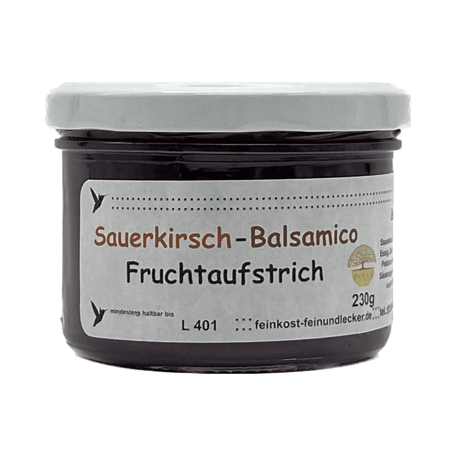 Sauerkirsch-Balsamico Fruchtaufstrich Paola´s Fein & Lecker 230g