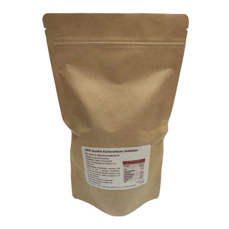 ABIS Selektion Kichererbsen dunkel Etikett