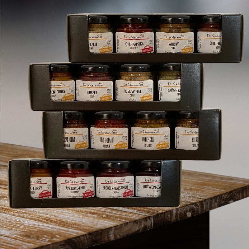 Senfquartett Genussbox 4x40ml