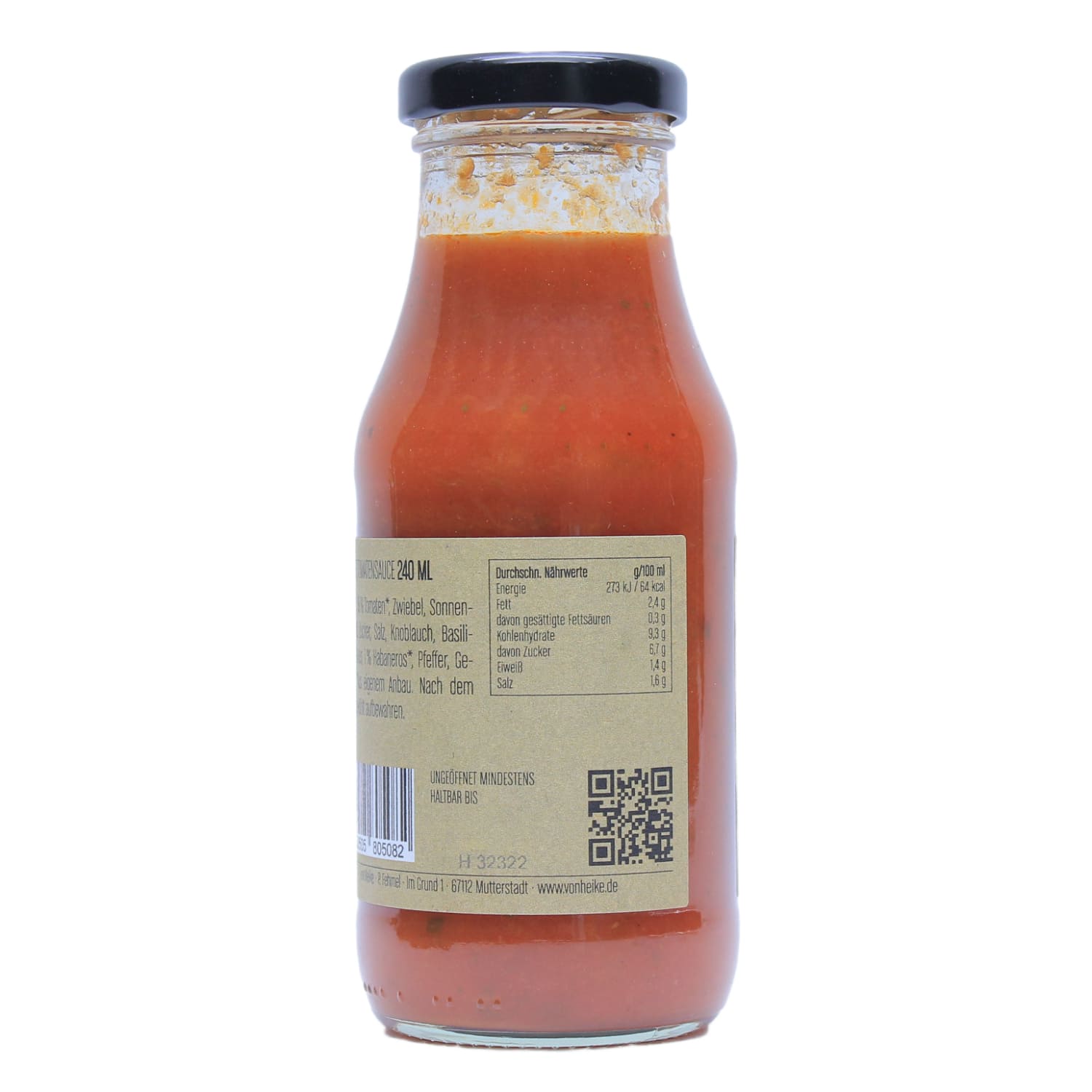 scharfe Tomatensauce 0,240 L