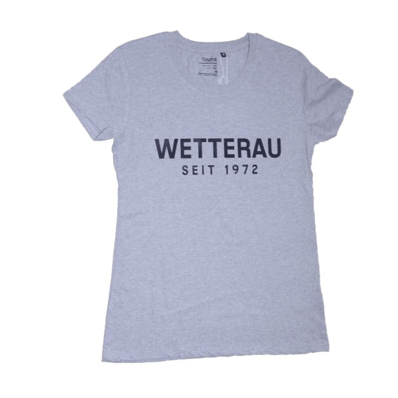 T-shirt Wetterau  -seit 1972  -grau-