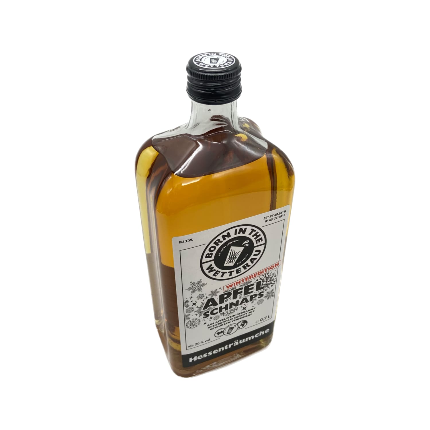 Apfelschnaps Winteredition  20%  vol. Alk.  0,7L