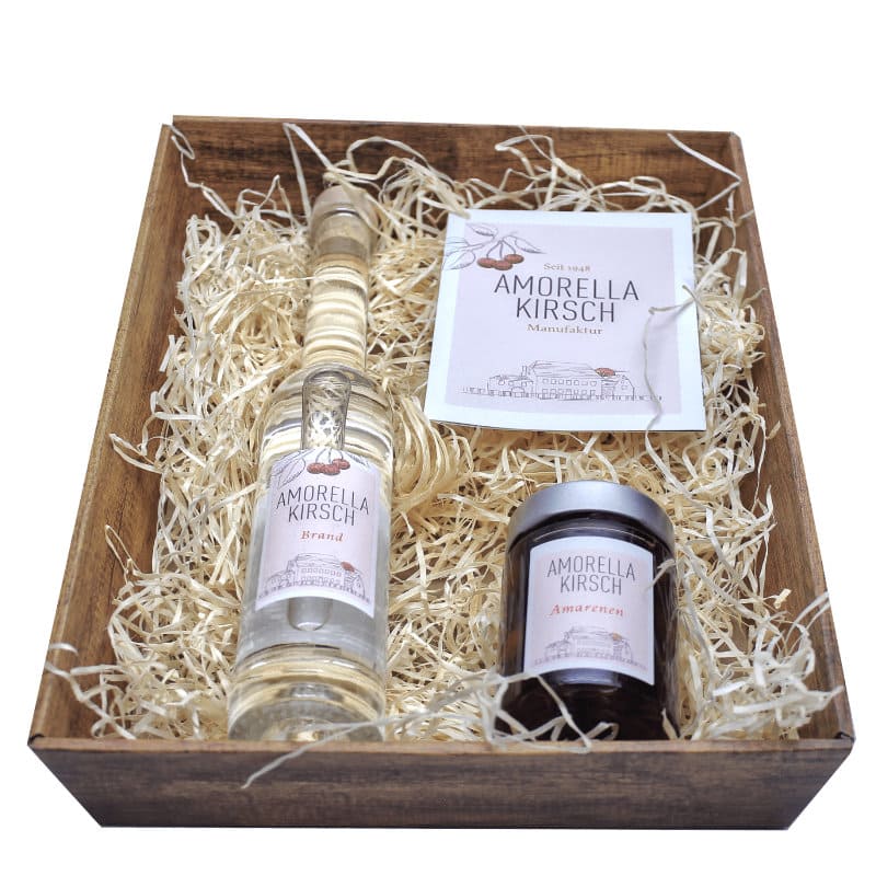Amorella Kirschbrand trifft Amarenen Geschenkset