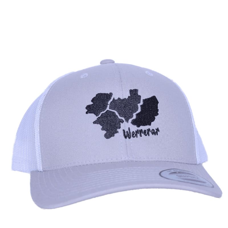 Trucker Cap Wetteraukarte weiß