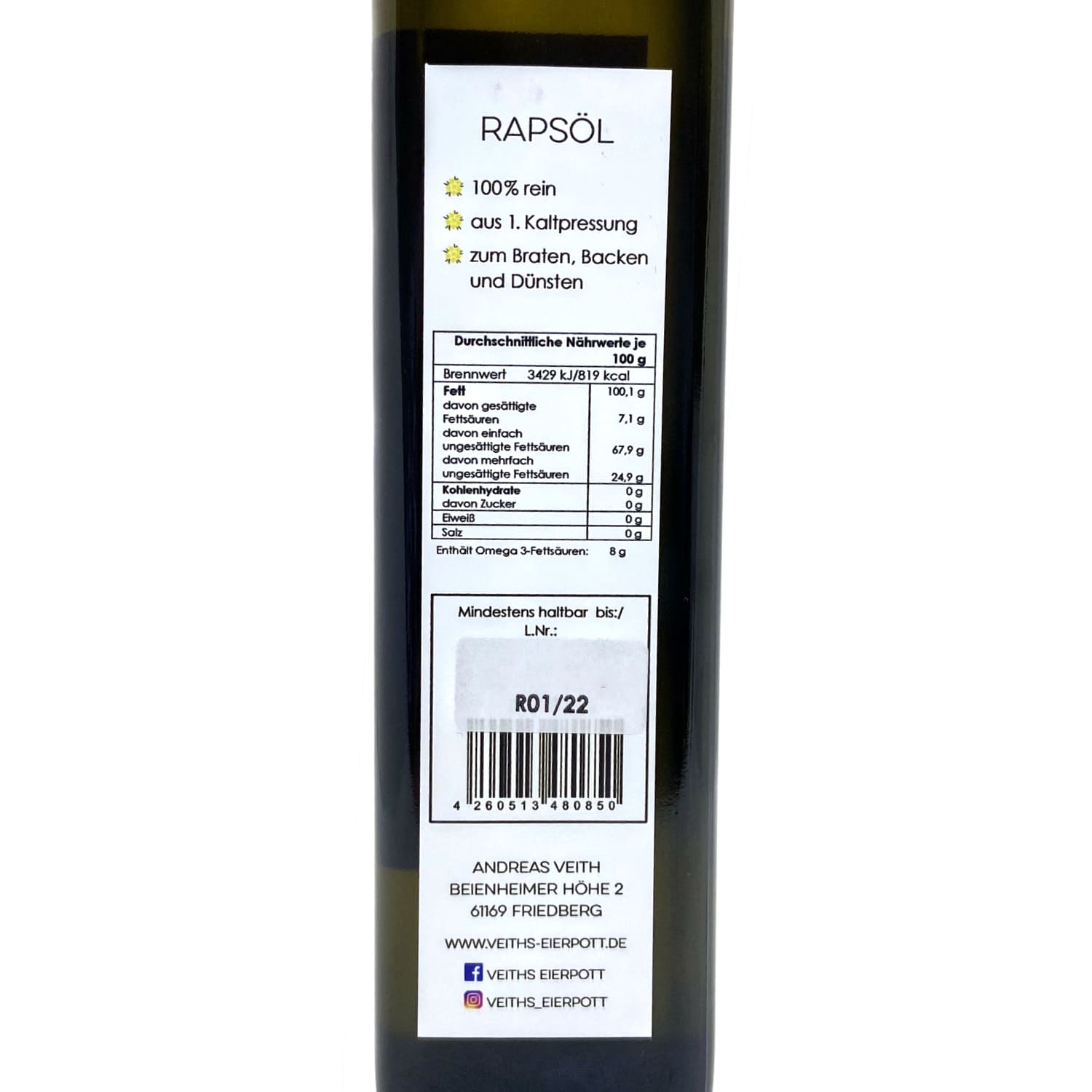 Dorheimer Landöl aus Raps 0,5L