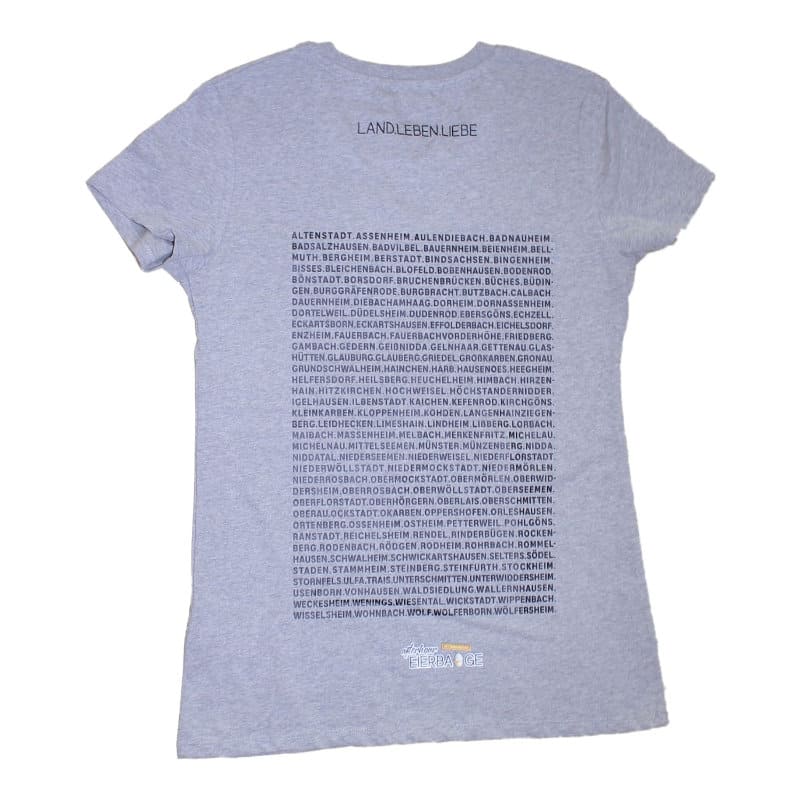 T-shirt Wetterau  -seit 1972  -grau-