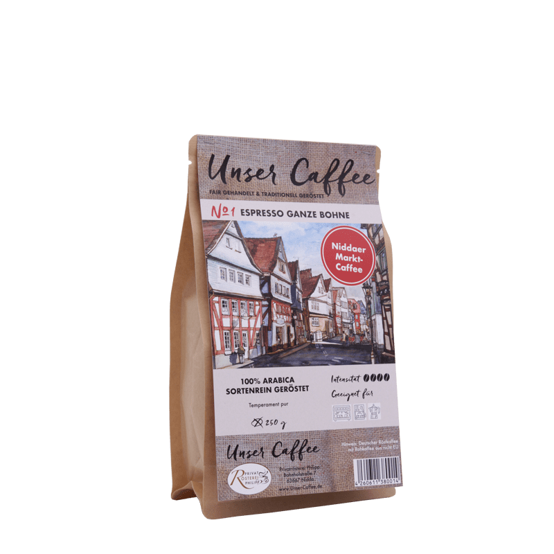 Unser Caffee Espresso No.1 ganze Bohne, 250g