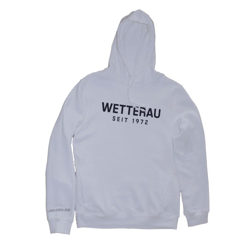 Hoodie Wetterau - seit 1972  -weiß-