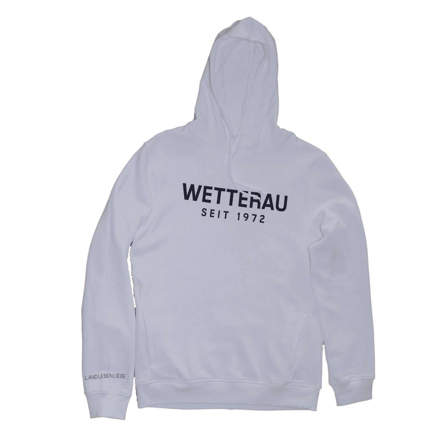 Hoodie Wetterau - seit 1972  -weiß-