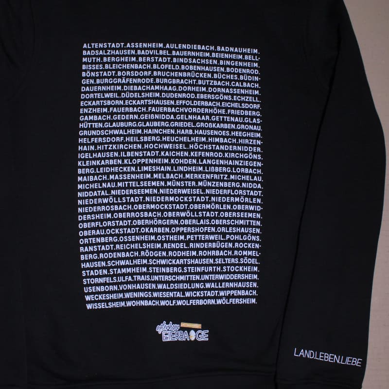 Hoodie Wetterau - seit 1972  -schwarz-