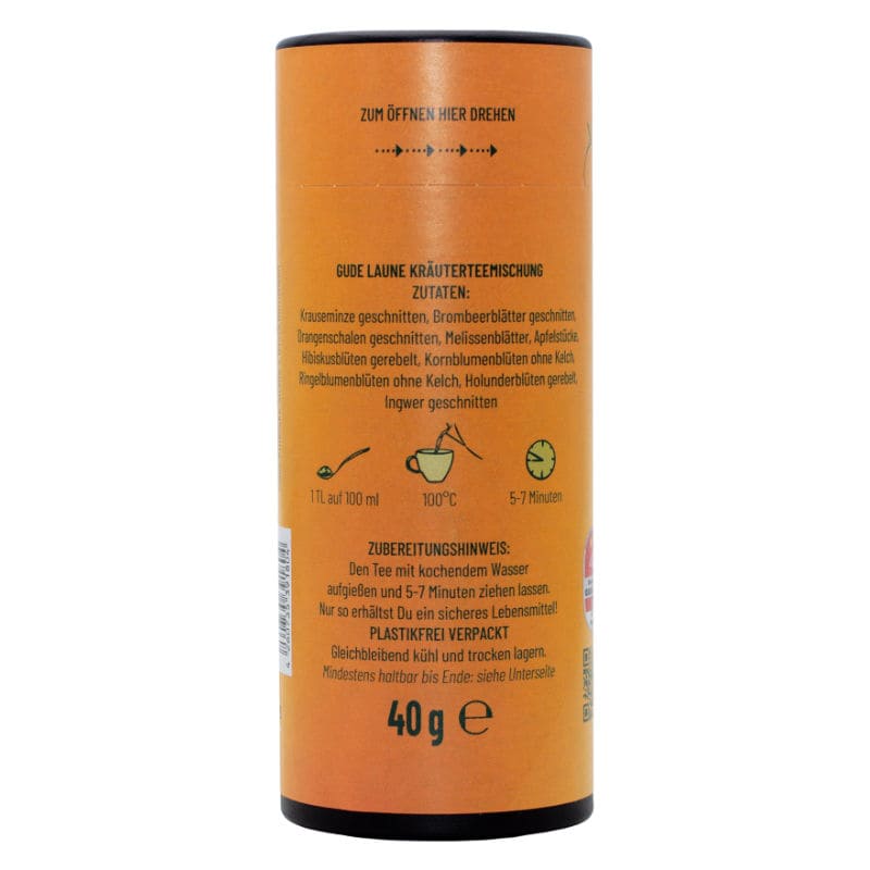 "Gute Laune" Kräutertee - lose in der Pappdose 40g Acht Botaniker