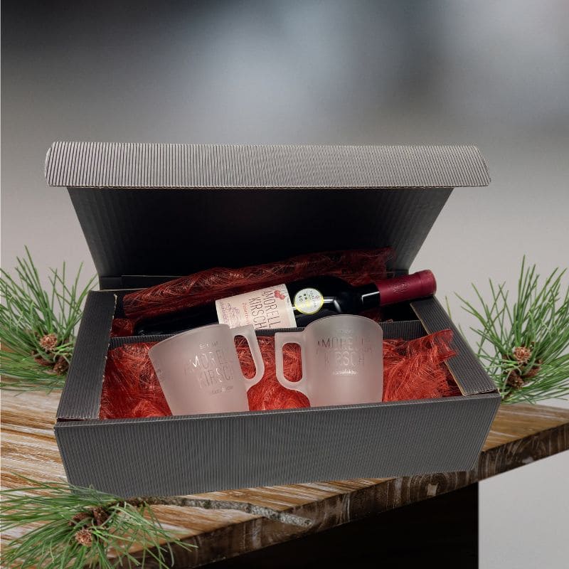 Amorella Kirsch Dessertwein Winterset 3-teilig