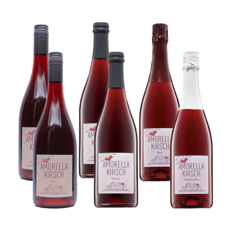 Kirsch-Prickelndes in der Probierkiste 6x0,75L