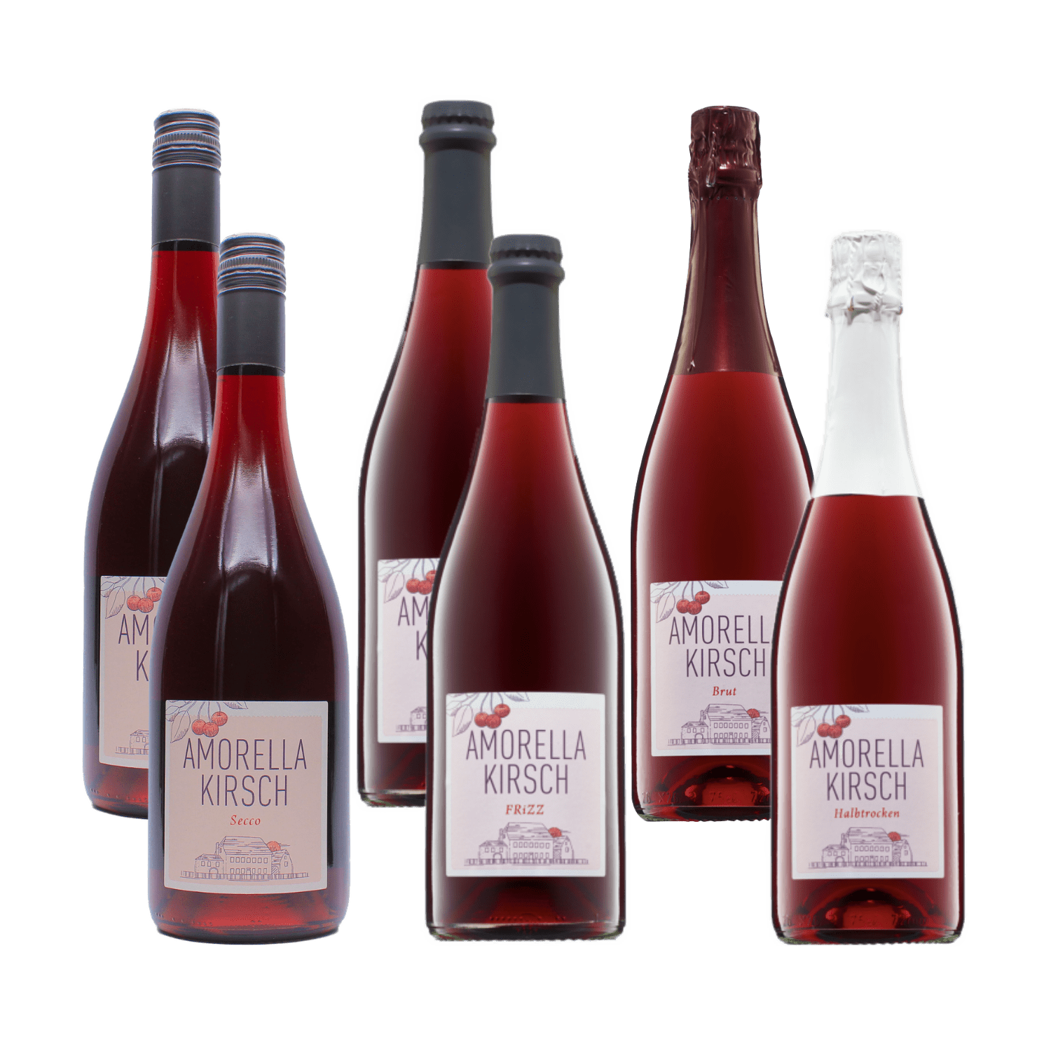 Kirsch-Prickelndes in der Probierkiste 6x0,75L