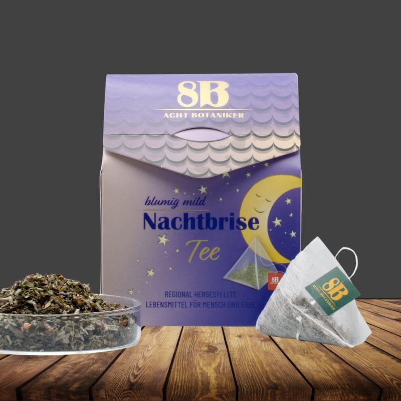 "Nachtbrise" Kräutertee in Pyramidenbeuteln 40g Acht Botaniker