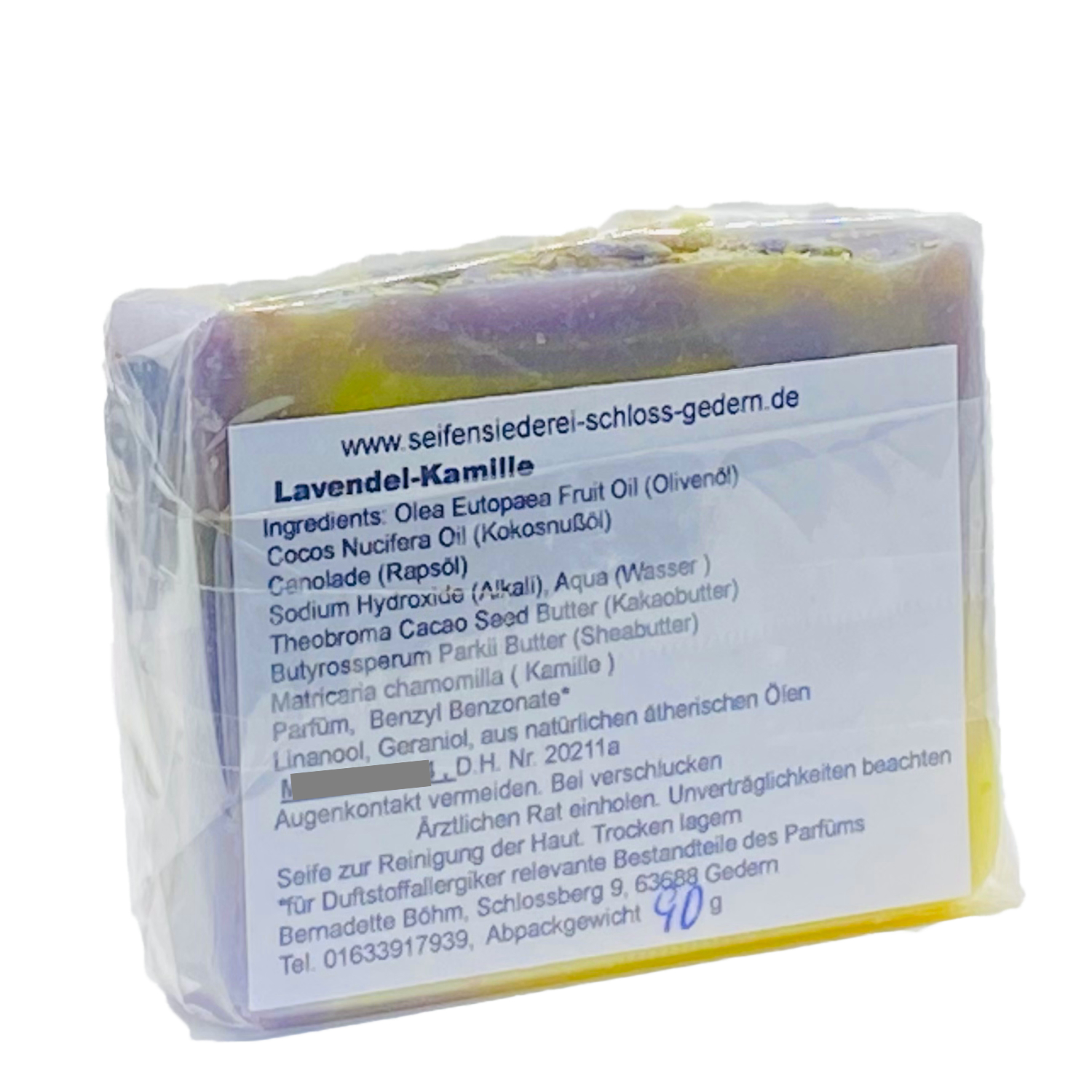 Lavendel-Kamille Seife, 90gr.