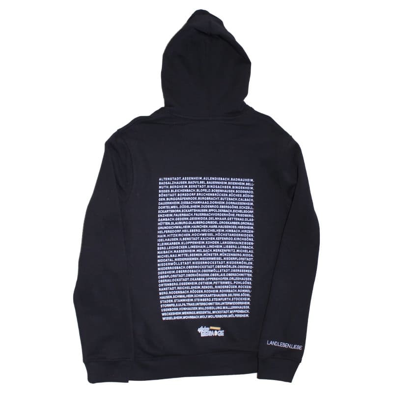 Hoodie Wetterau - seit 1972  -schwarz-