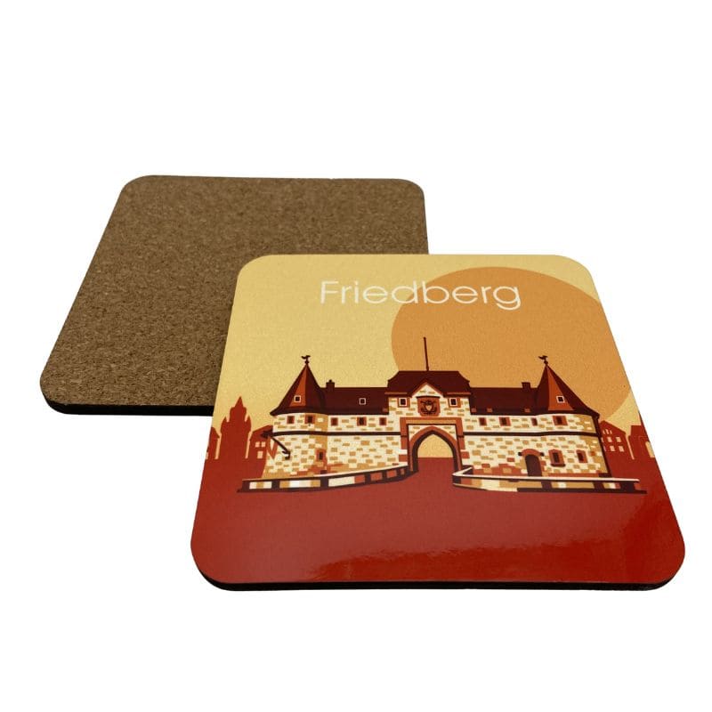 Glas-Untersetzer "Friedberg"