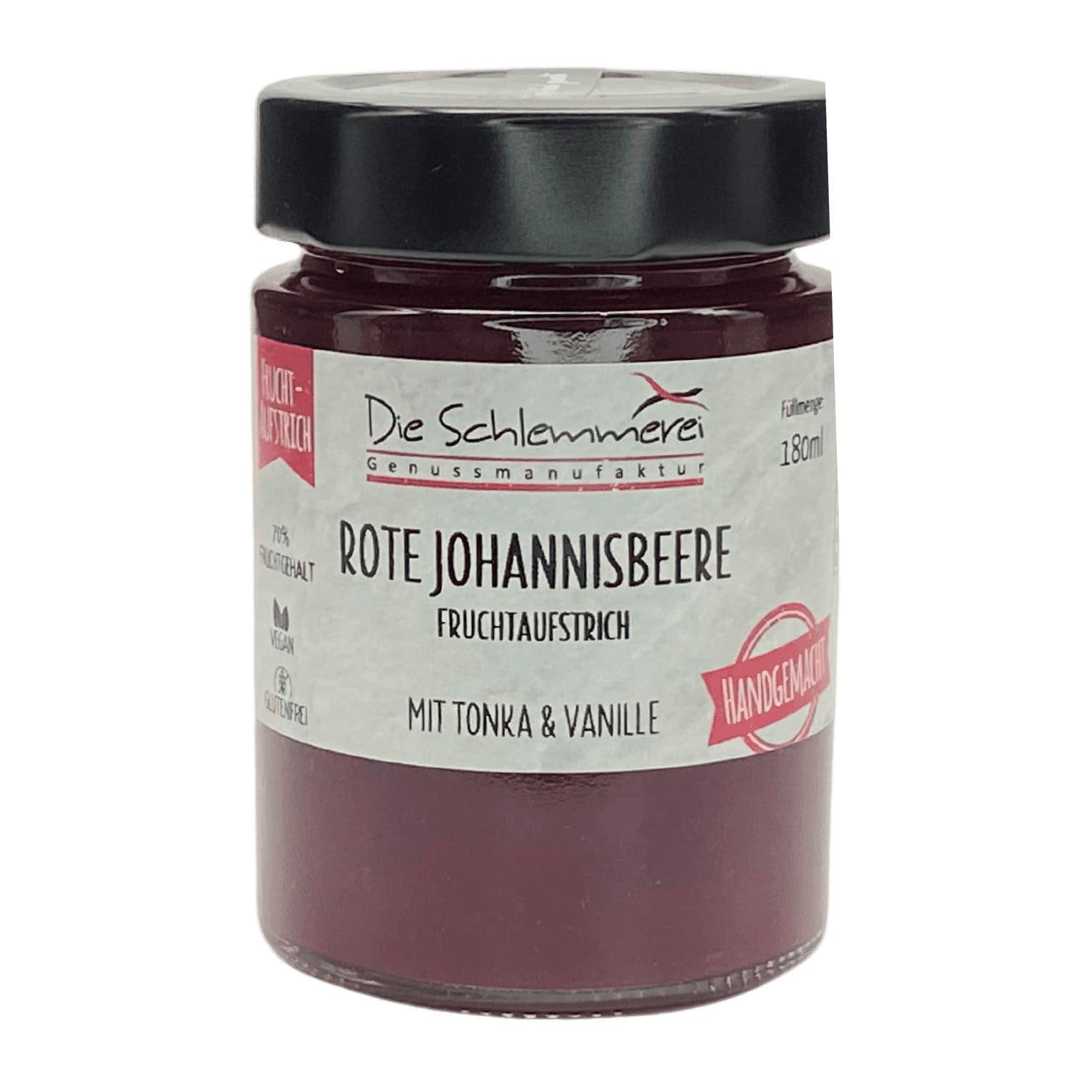 Rote Johannisbeere mit Tonka & Vanille  Fruchtaufstrich