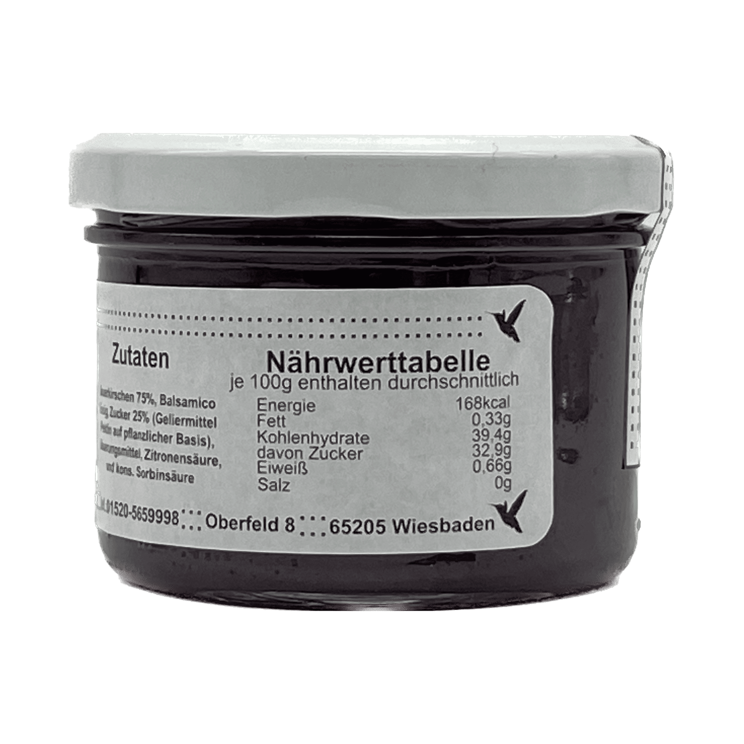 Sauerkirsch-Balsamico Fruchtaufstrich Paola´s Fein & Lecker 230g