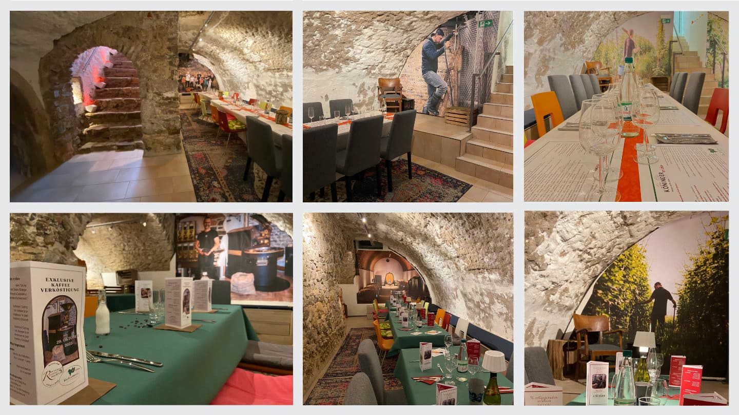 WasRegionales Location der KÖNIG Plus Gewölbekeller bei verschiedenen Veranstaltungen