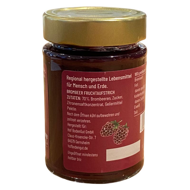 Fruchtaufstrich Brombeere, 210g