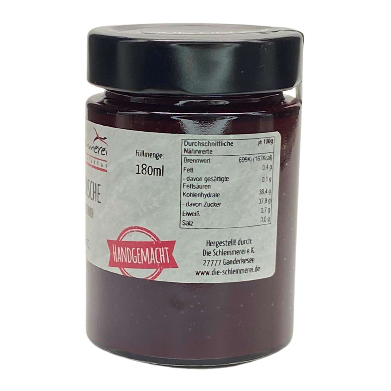 Sauerkirsche mit Lakritz Fruchtaufstrich