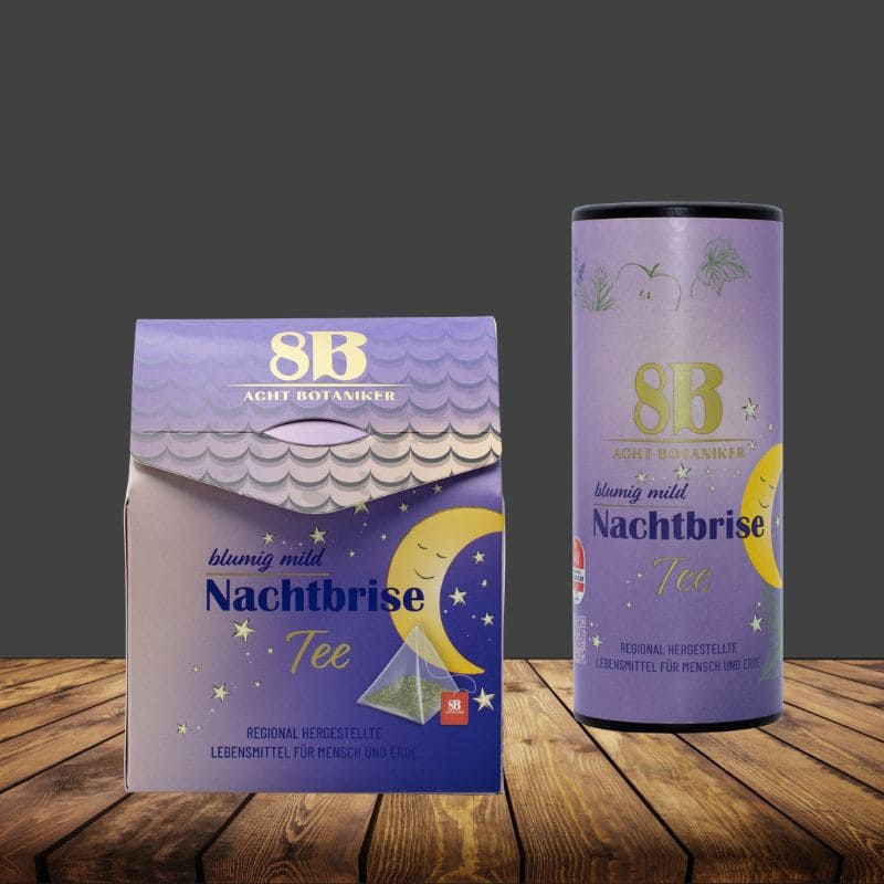 "Nachtbrise" Kräutertee in Pyramidenbeuteln 40g Acht Botaniker