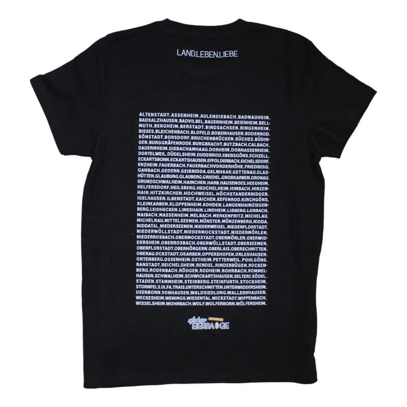 T-shirt Wetterau -seit 1972   -schwarz-