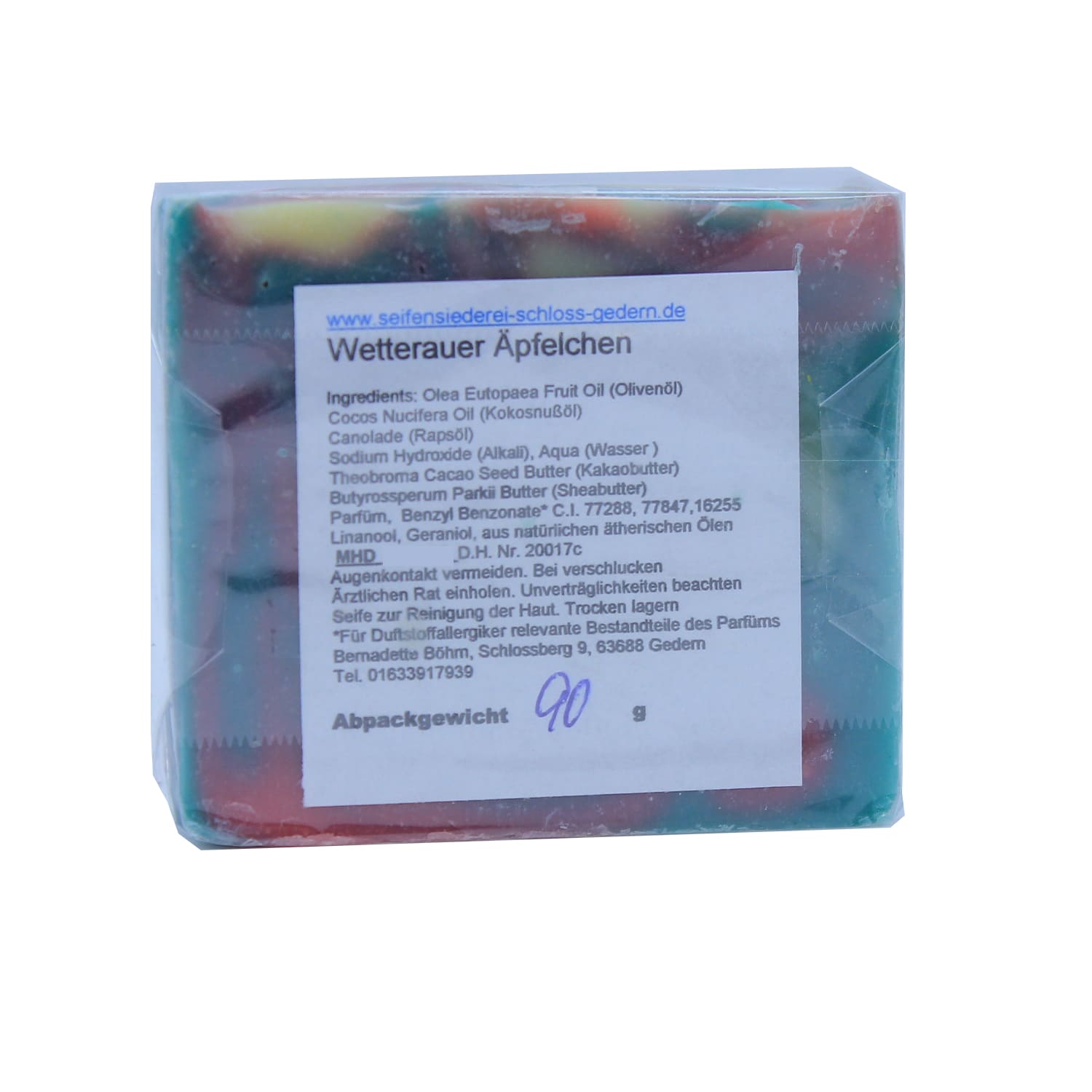 Wetterauer Äpfelchen Seife, 90gr.