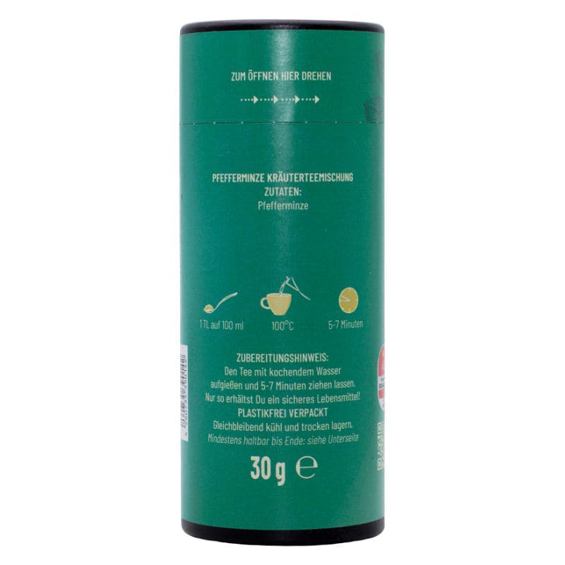"Pfefferminze" Kräutertee - lose in der Pappdose 30g Acht Botaniker
