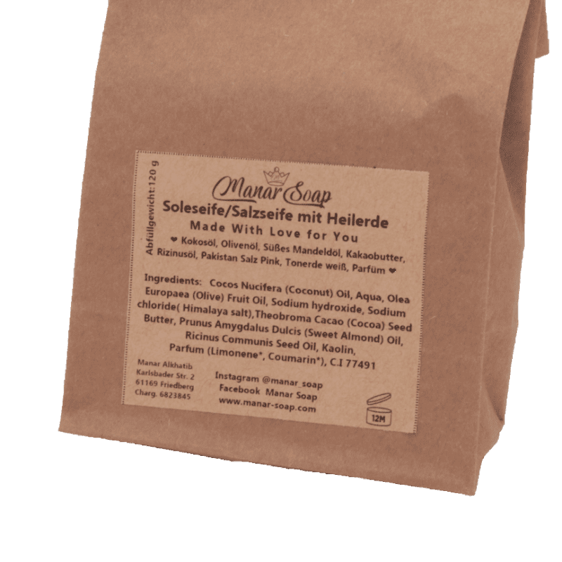 Salz-Sole-Seife, 110g