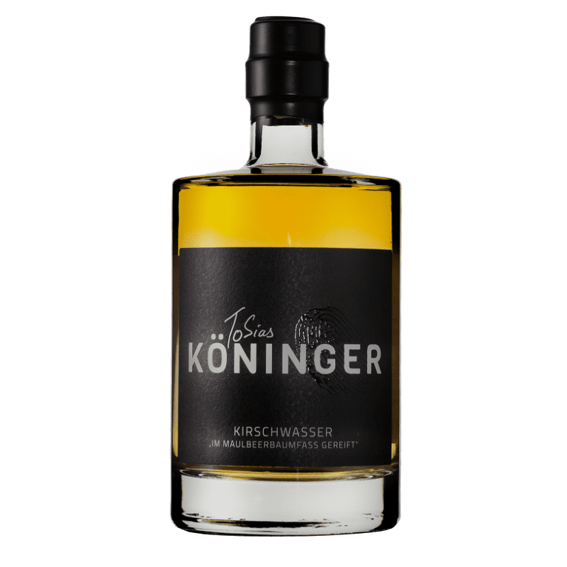 Altes Kirschwasser "im Maulbeerbaumholzfass gereift" 42% Vol Alk 0,5L