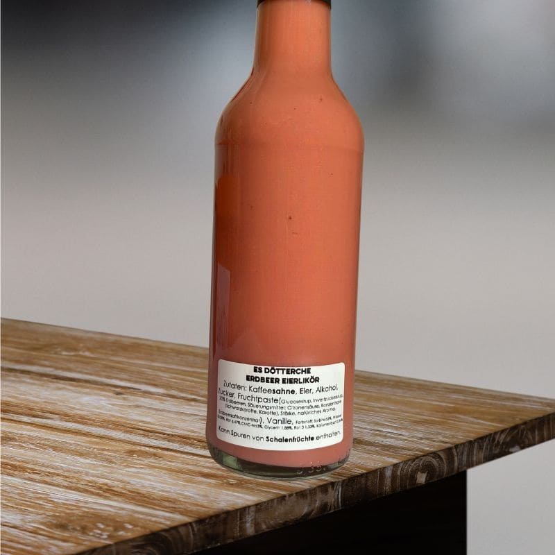 Erdbeer Eierlikör „Es Dötterche“ 19,1%Vol Alk, 350ml