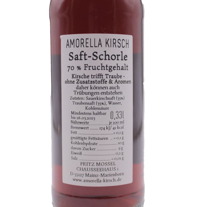 Kirsch Schorle 0,33L