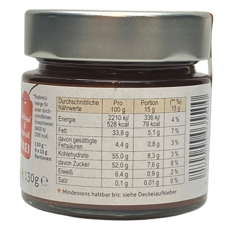 LoeffelNUSS Haselnuss Nuss-Nougat Creme im Glas