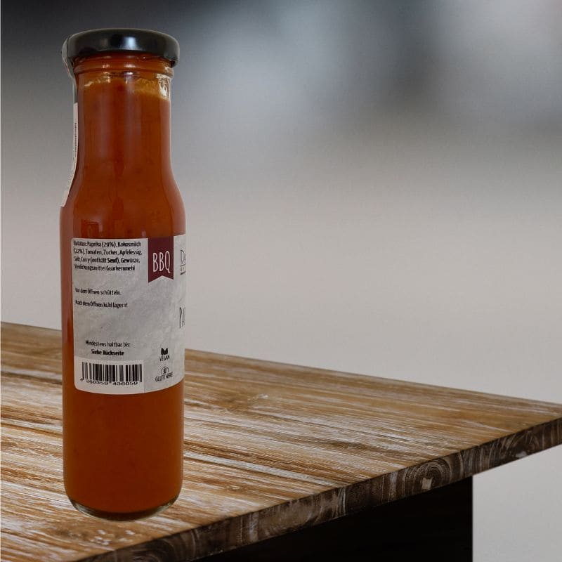 Paprika - Kokos BBQ Lieblingssauce | Die Schlemmerei 250ml