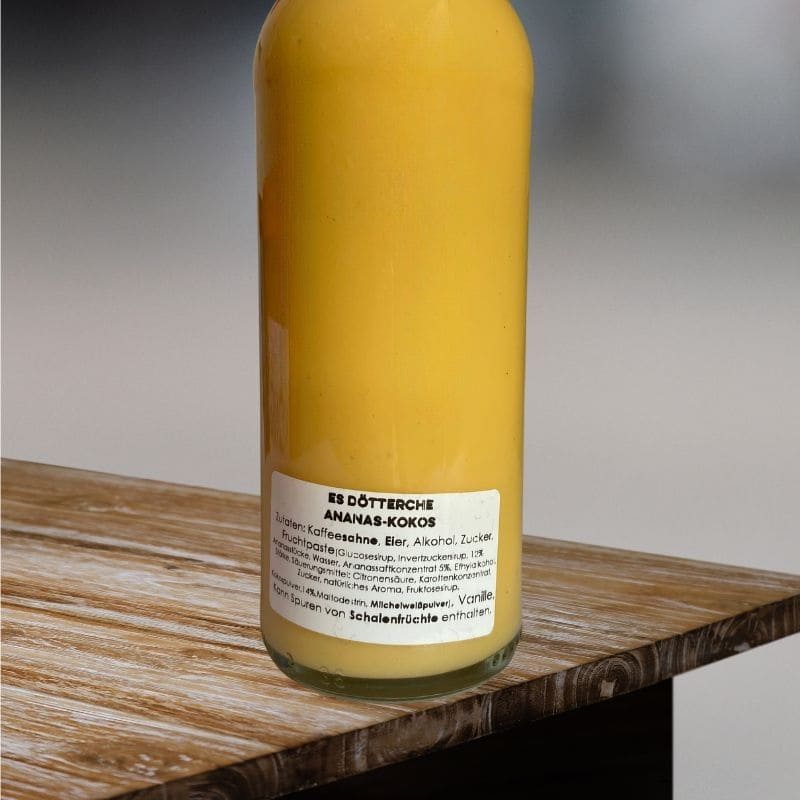 Ananas-Kokos Eierlikör „Es Dötterche“ 20,1% Vol Alk, 350ml