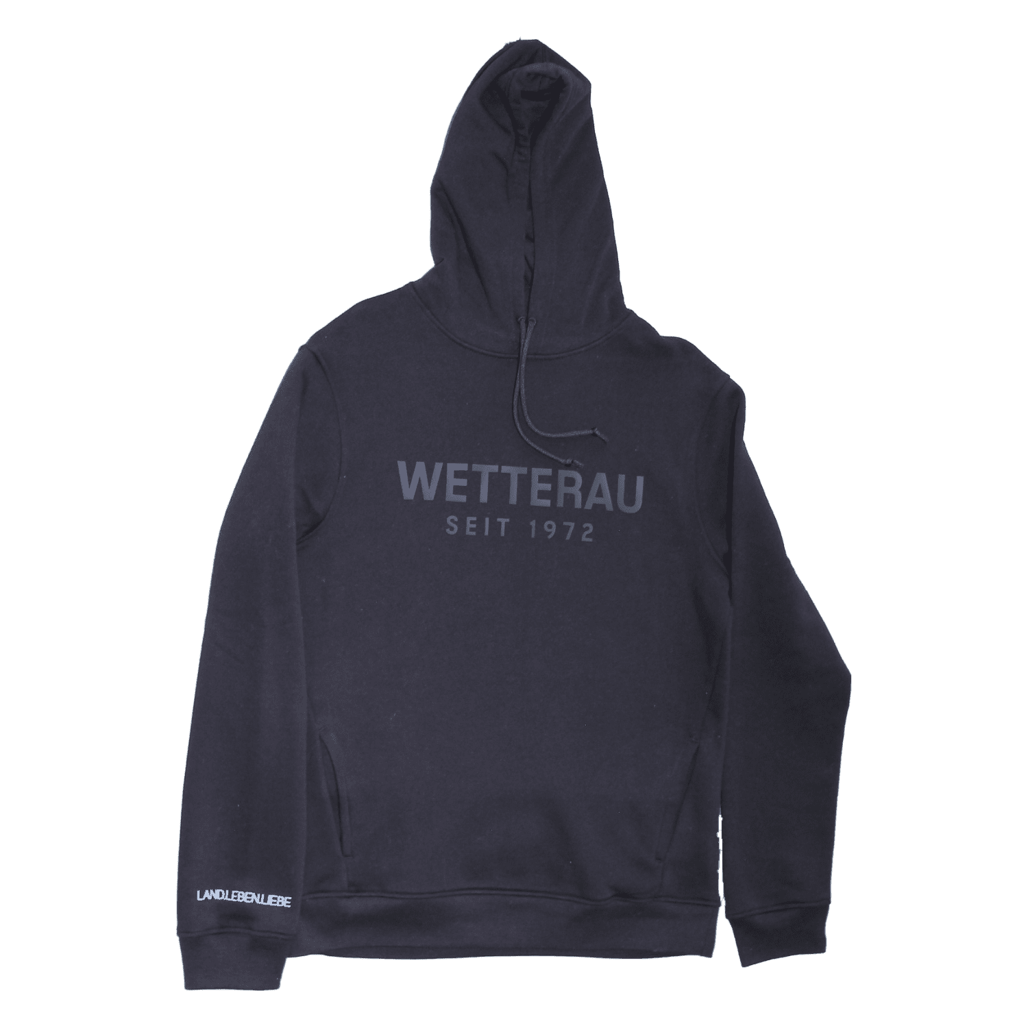 Hoodie Wetterau - seit 1972  -schwarz-