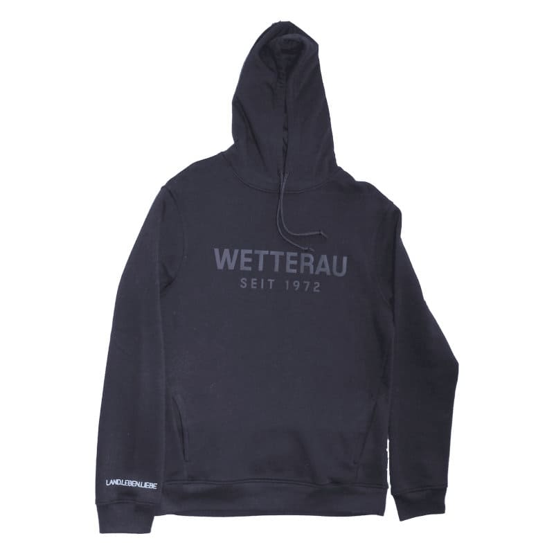 Hoodie Wetterau - seit 1972  -schwarz-