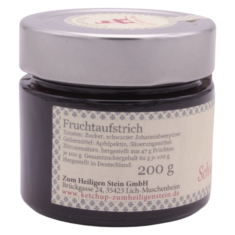 Fruchtaufstrich Schwarze Johannisbeere 200g