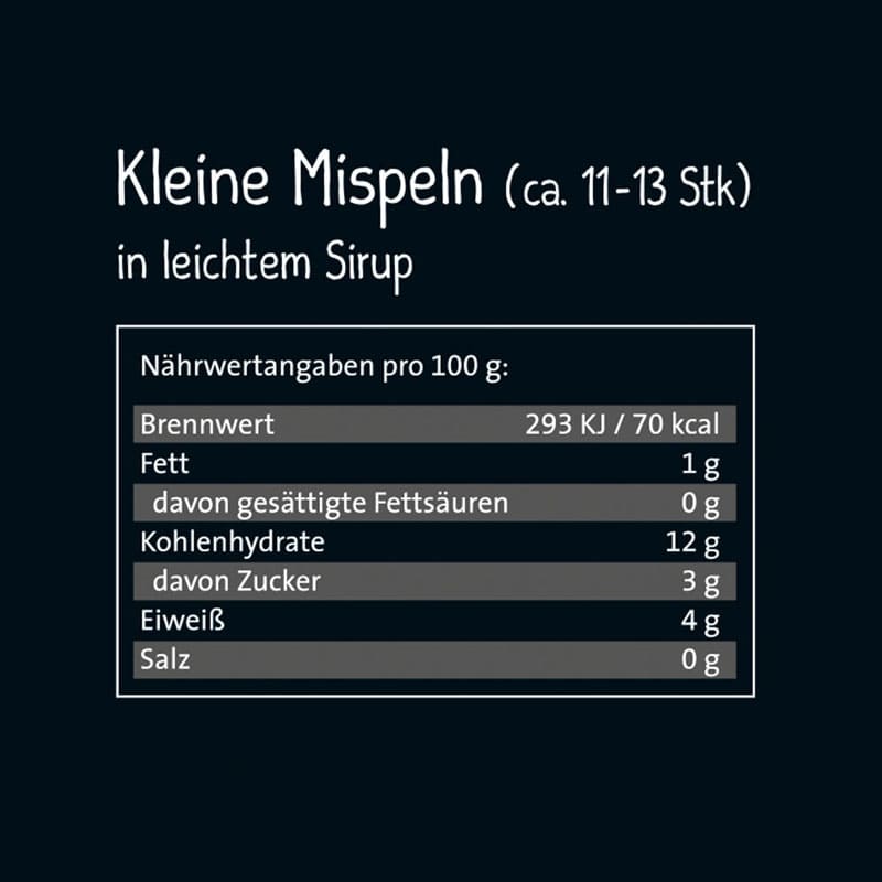 BITW Kleine Mispeln, 11-13 Stück