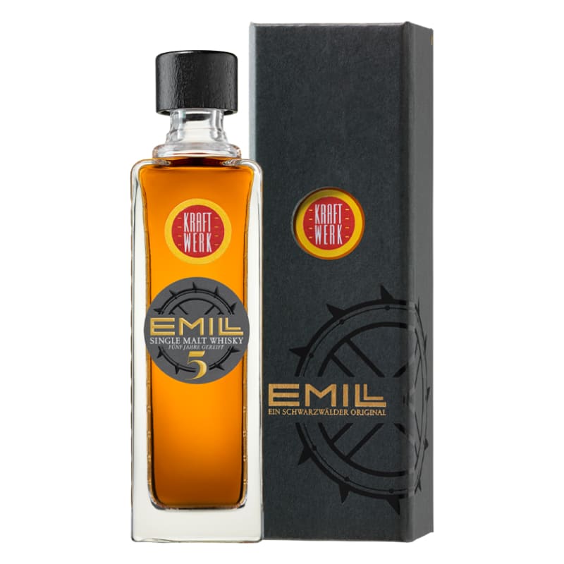 EMILL Single Malt Whisky KRAFTWERK 58,7% Vol Alk, 0,05L