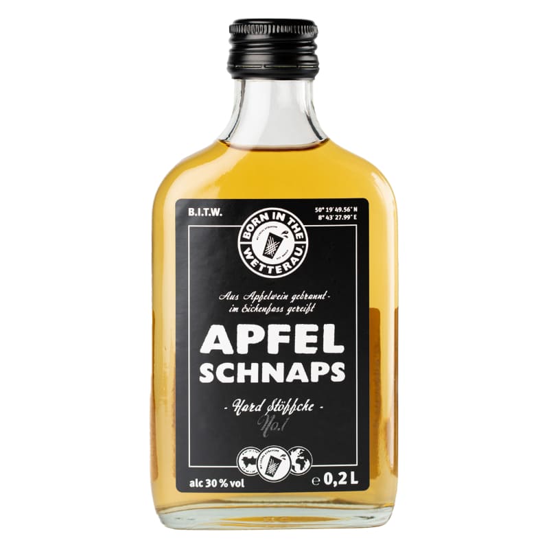 Apfelschnaps 30% Vol Alk 200 ml Flachmann