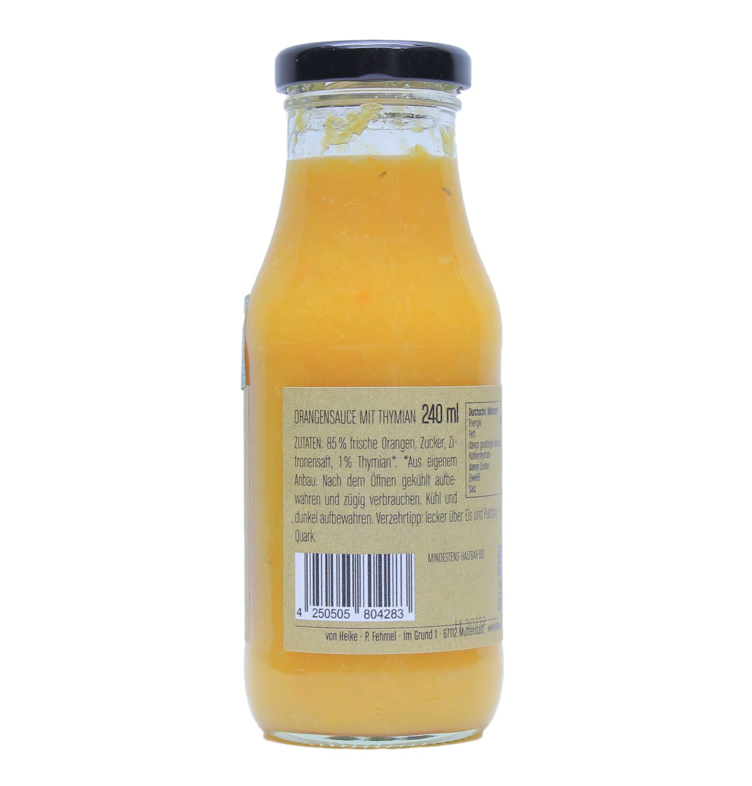 Orangensauce Sizilia 0,240L